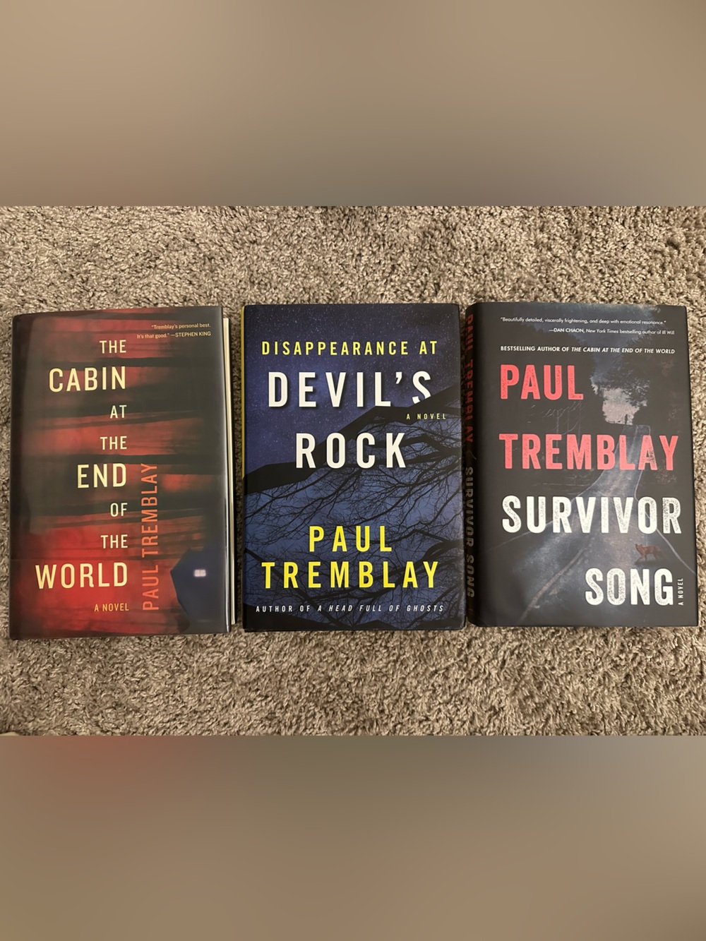 Paul Tremblay bundle of 3 hardcover books